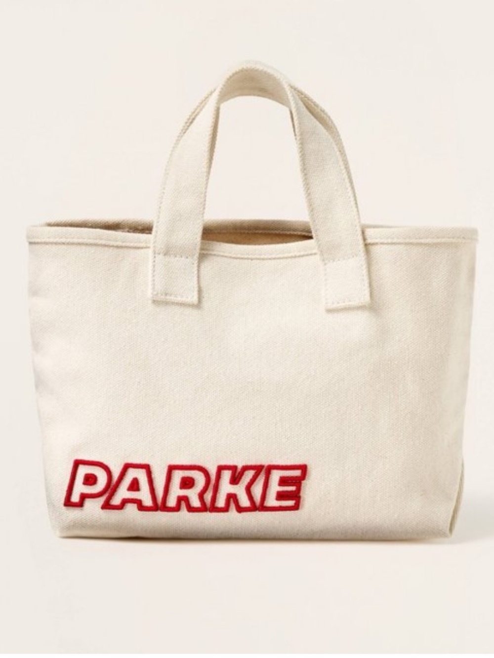 🌻sale🌻 NWT Parke × Target Mini Canvas Tote Bag - Natural